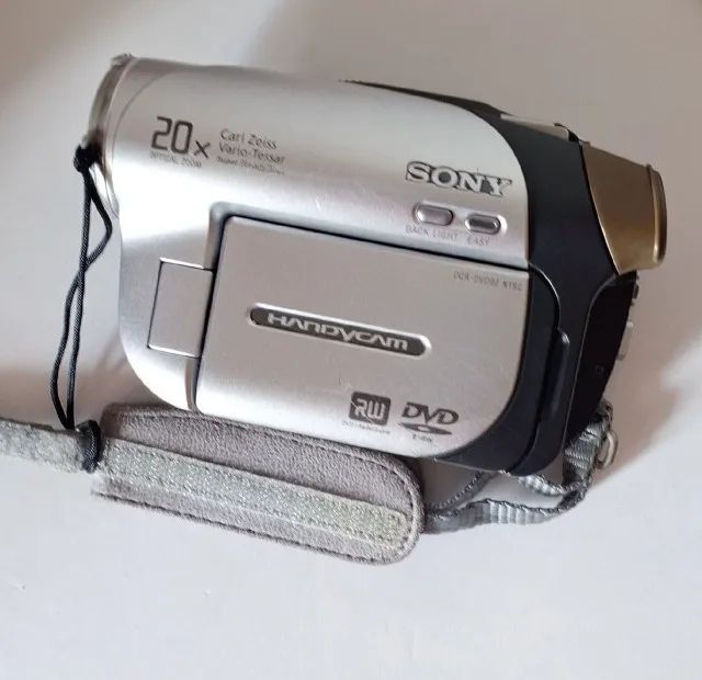 câmera filmadora antiga mini dvd sony handycam com avaria - Foto 3