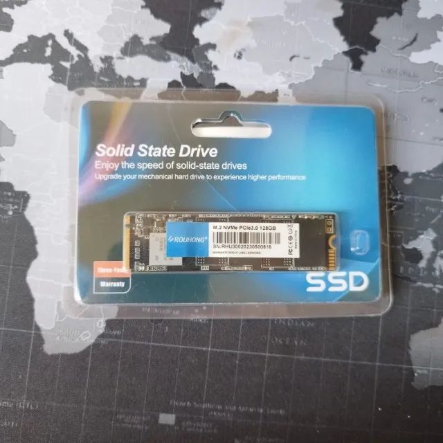 Ssd 128gb Nvme M.2 Rouhong Gen 3x4 (Novo) - Foto 3