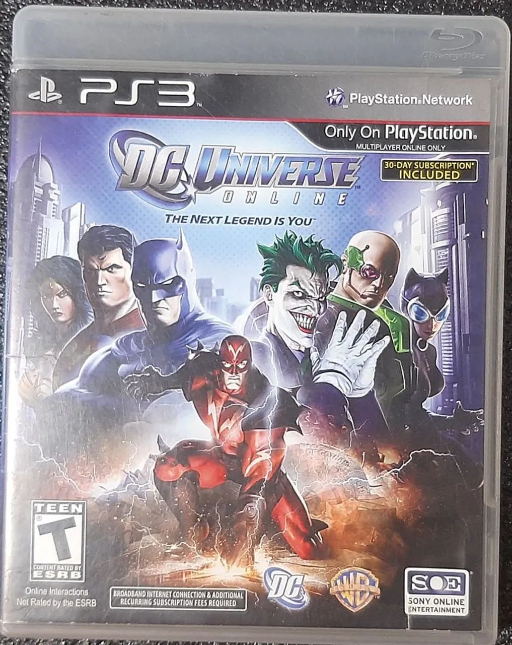 Dc universe online ps3 semi-novo