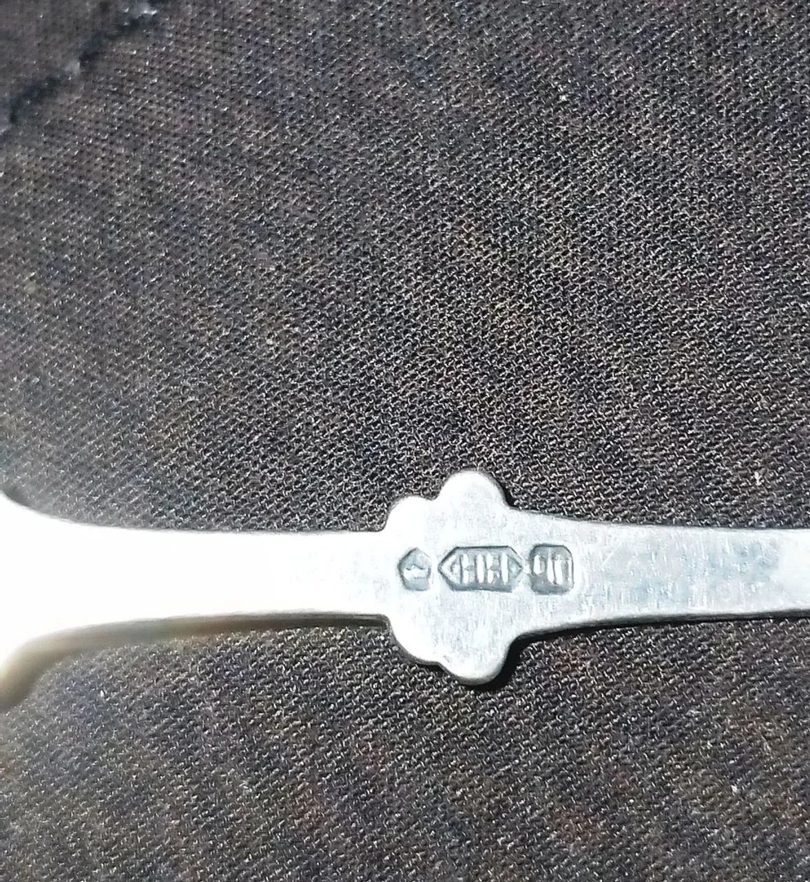 Colher de prata antiga - Foto 3