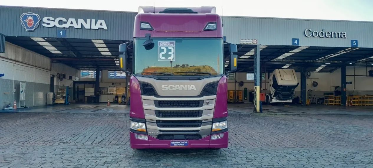 SCANIA R450 A6X2 2022/2023  SAIA LATERAL, DEFLETORES, PNEUS NOVOS, PACOTE LUXO, ADAS, UNIC - Foto 3