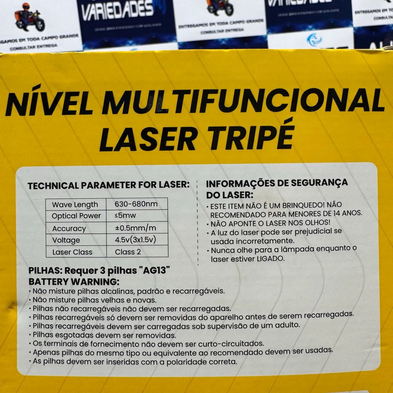 Nível Laser Multifuncional Com Tripé  - Foto 2