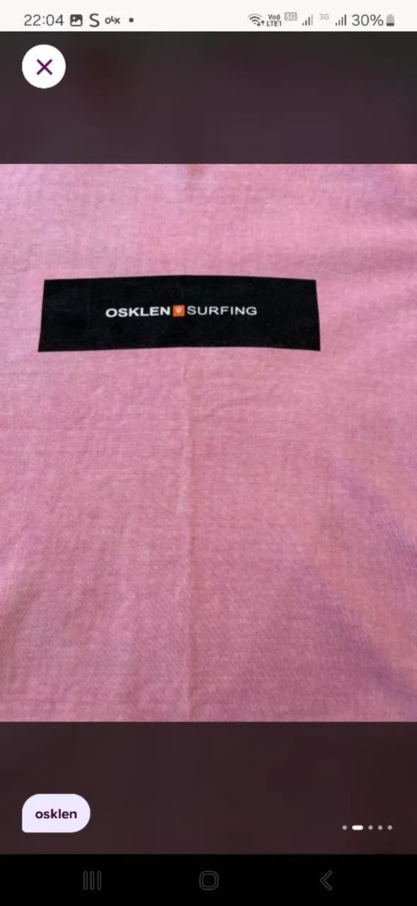 Original Camisa osklen Malhão M Linda diferenciada - Foto 2