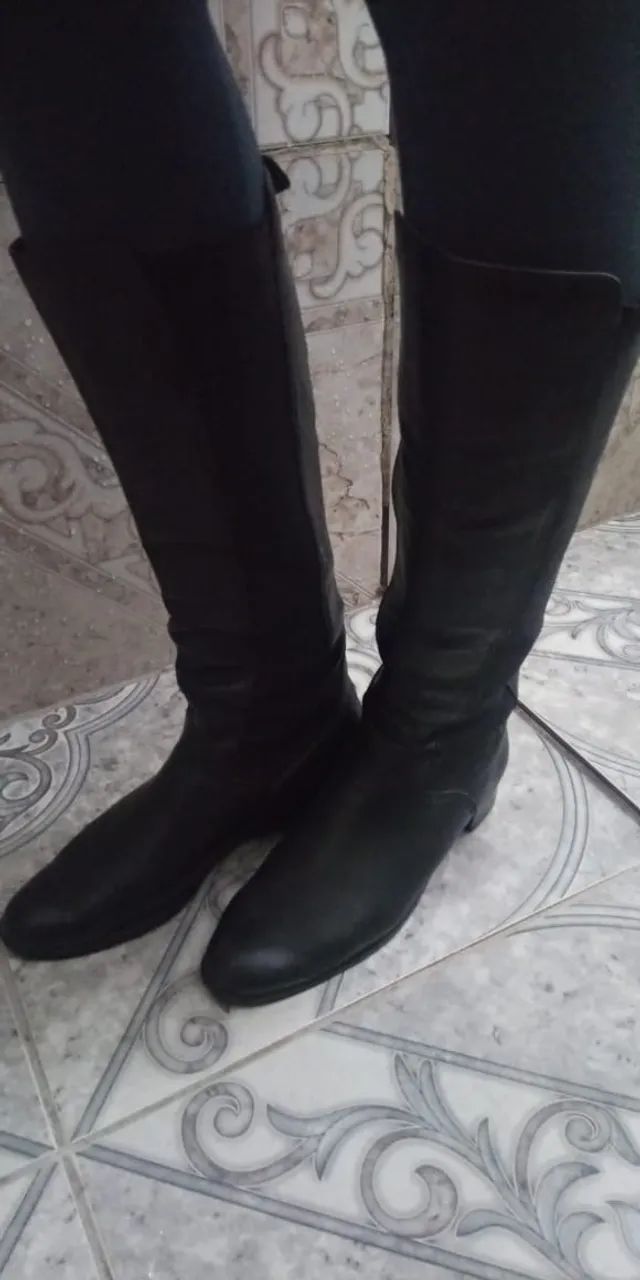 Bota Capodarte Couro Legítimo N° 37 - Foto 5