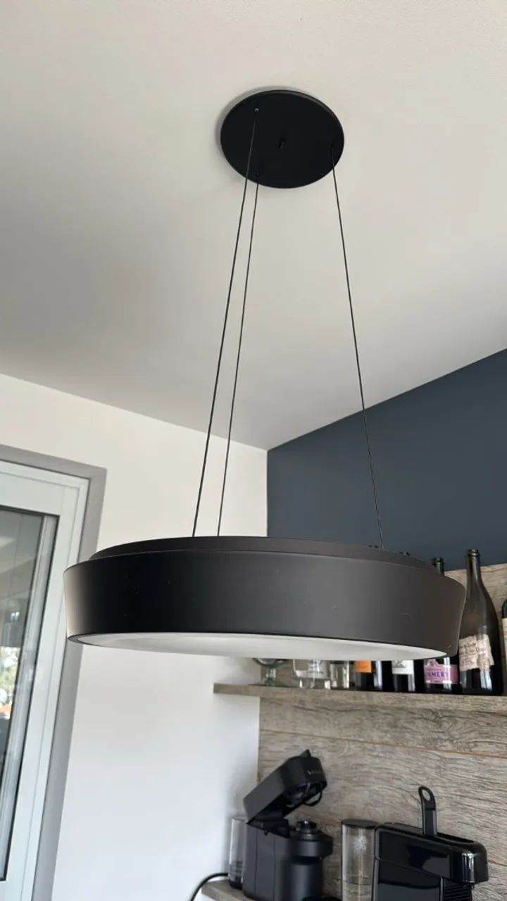 3 lustres pretos - 2 pequenos e 1 grande  - Foto 2