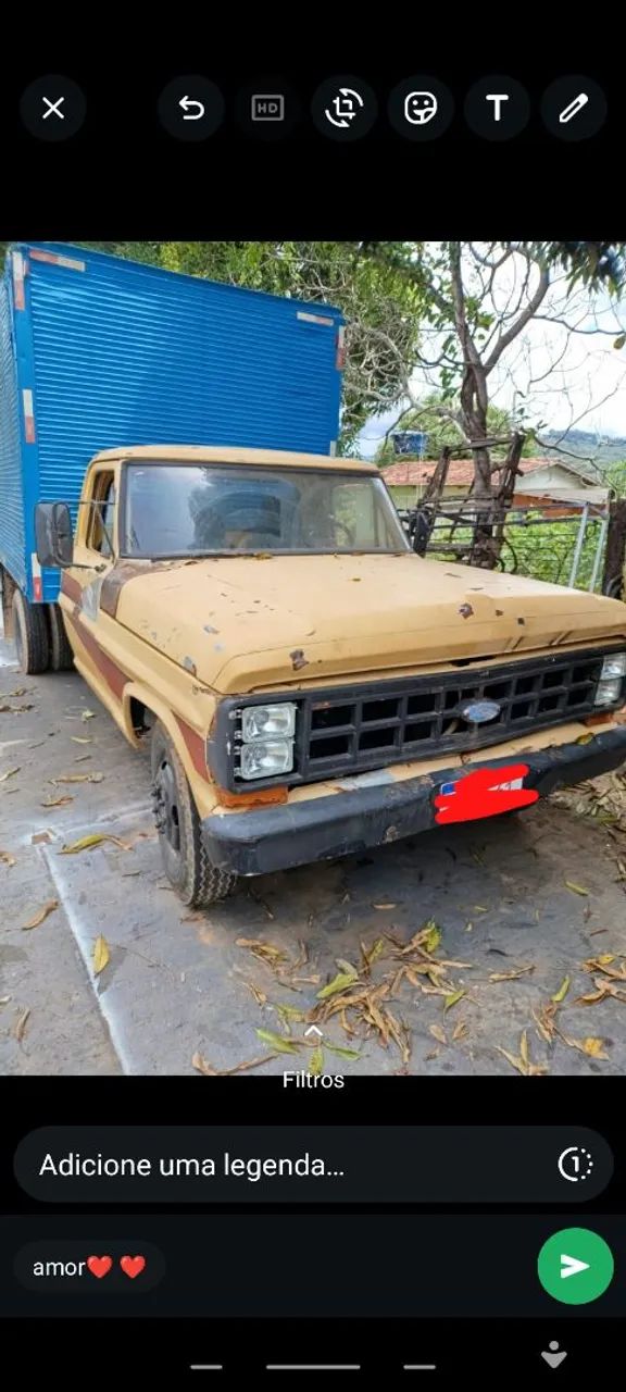 F4000 baú em dias diesel ano 1979<br>Placa Mercosul - Foto 5