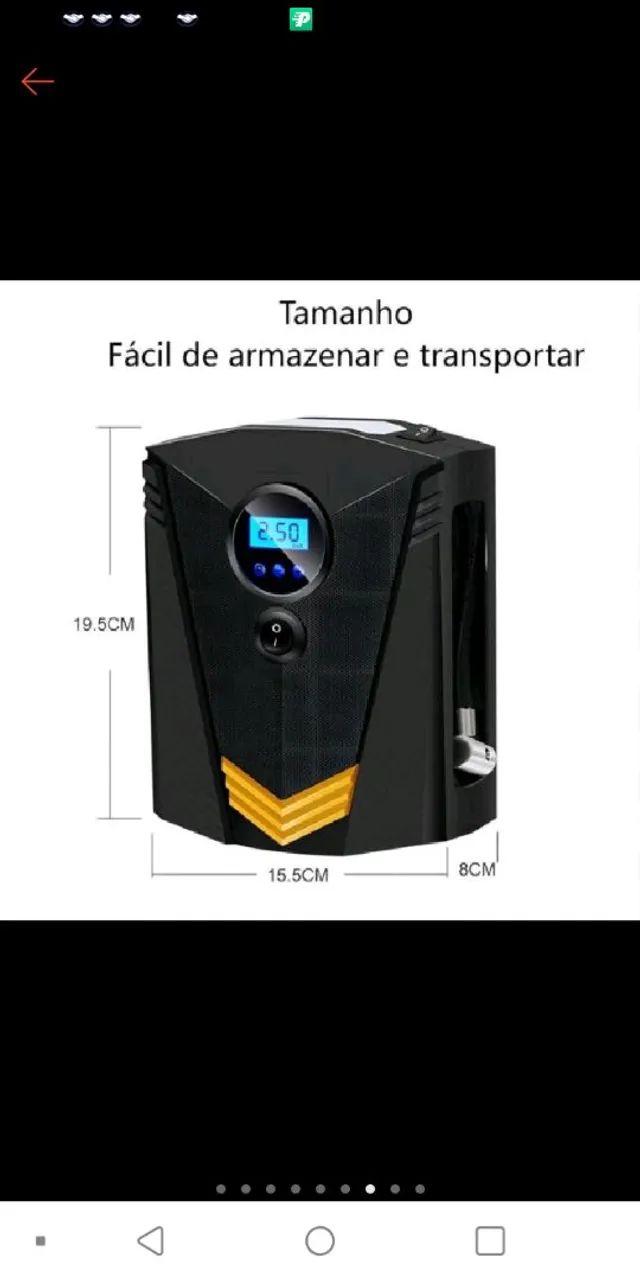 Mini Compressor de Ar Portátil para Bicicleta - Foto 5