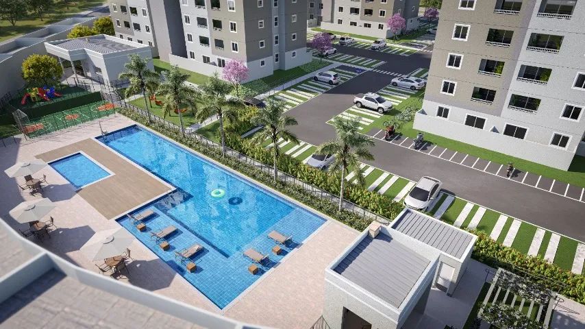 NC - Sinal R$1.000,00  Apt 02 Quartos com varanda e garagem. Em Samambaia