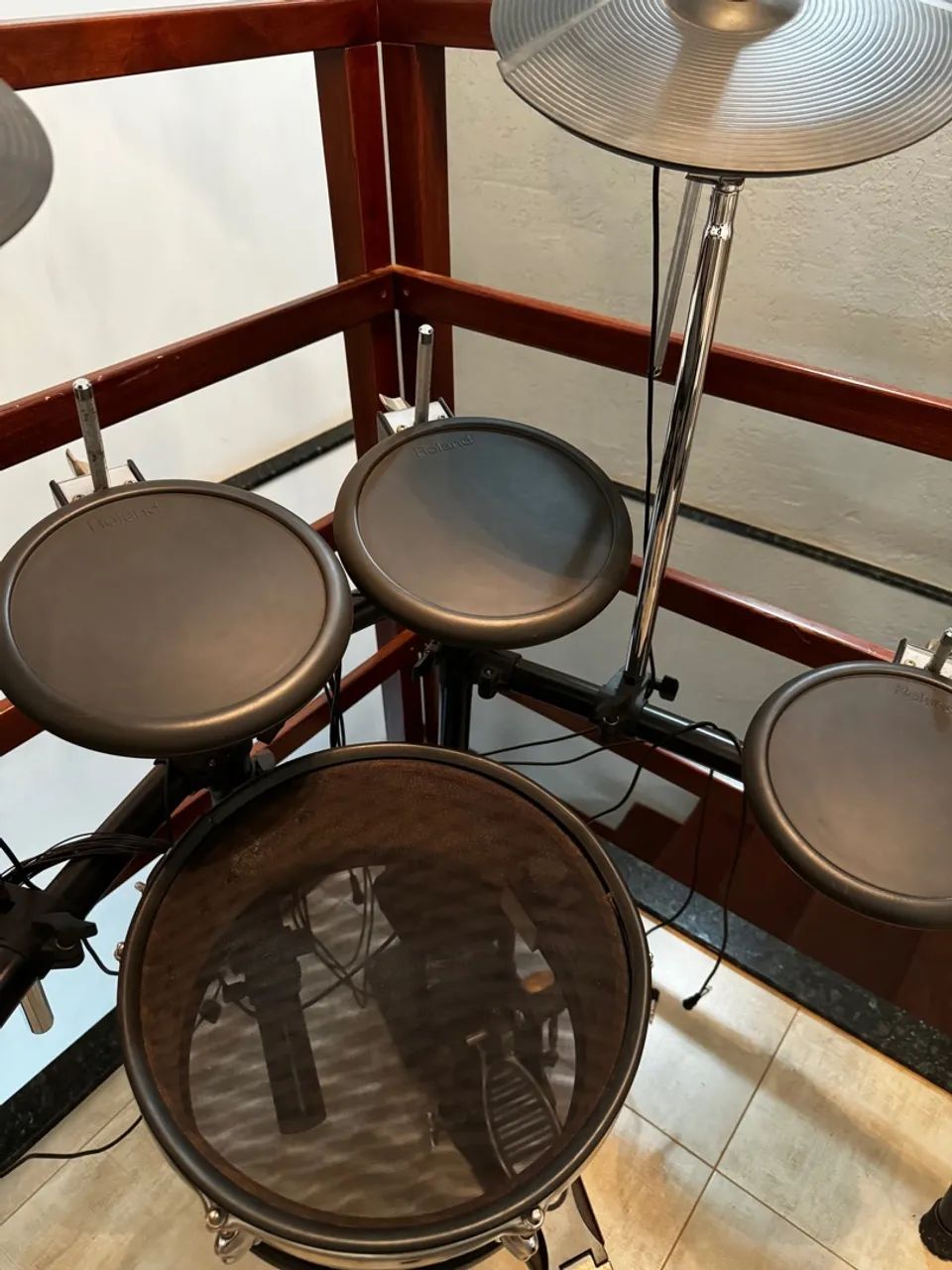 Bateria Eletrônica Roland V-Drums TD-4KP - Foto 3