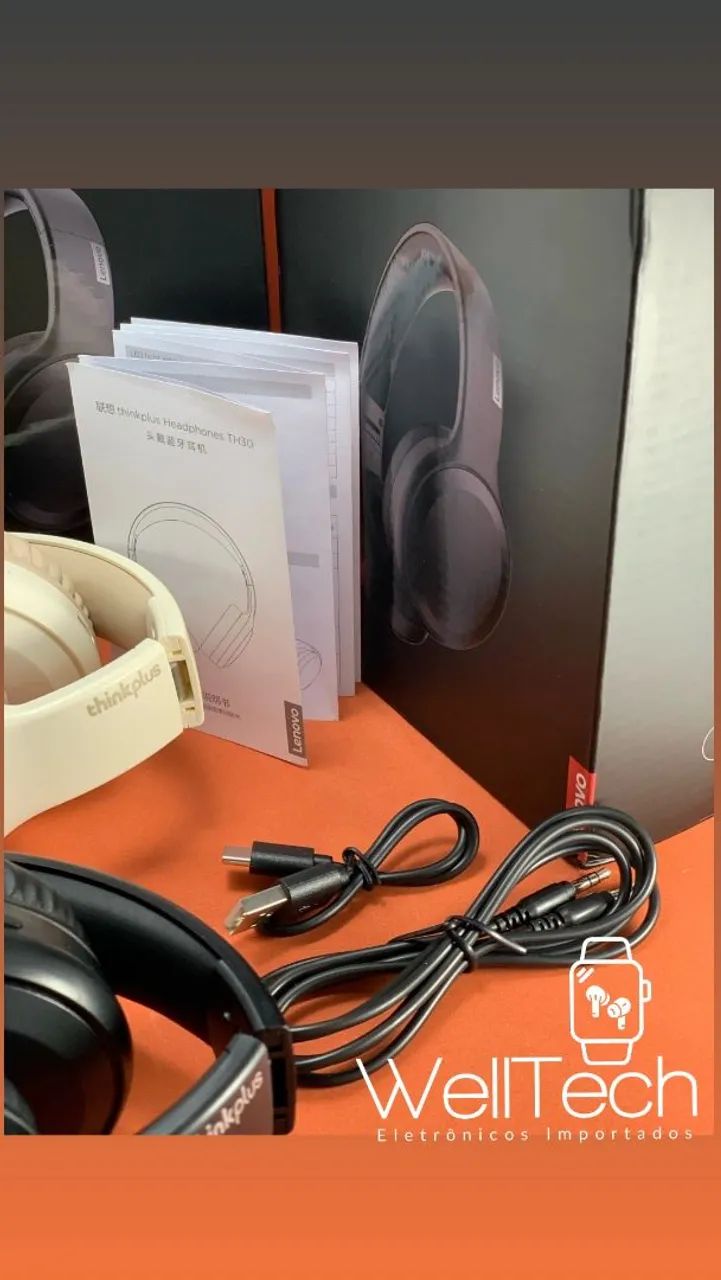 Fone de Ouvido Bluetooth Thinkplus TH30 - Novo - Com Microfone - Foto 3