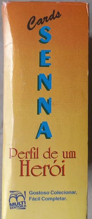 SENNA Perfil de um Heróiカードコレクション Álbum 120 Cards Senna Perfil De Um Herói Ayrton Senna 1995