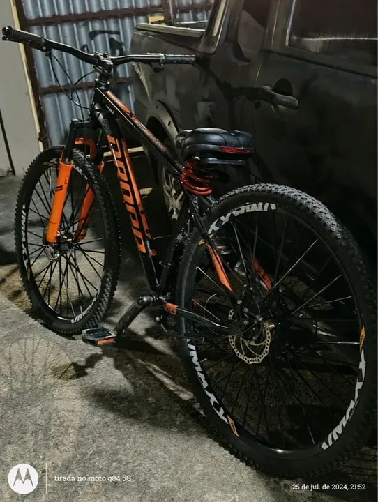 Bike aro 29 top vendo ou troco - Foto 3