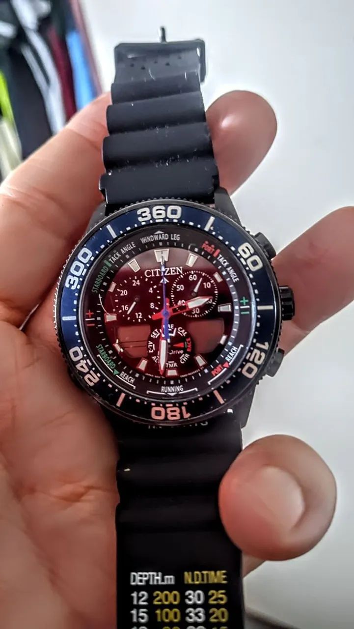 Citizen Ecodrive Sailhawk JR4068-O1E - Acessórios - Marataízes