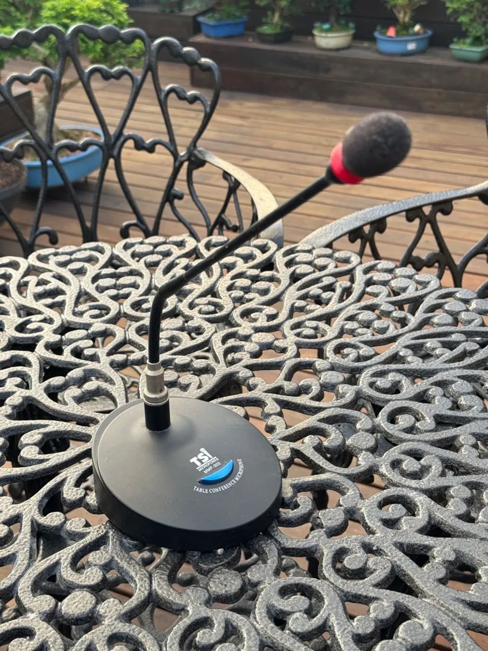 Microfone de Mesa TSI - Ideal pra conferências e apresentações