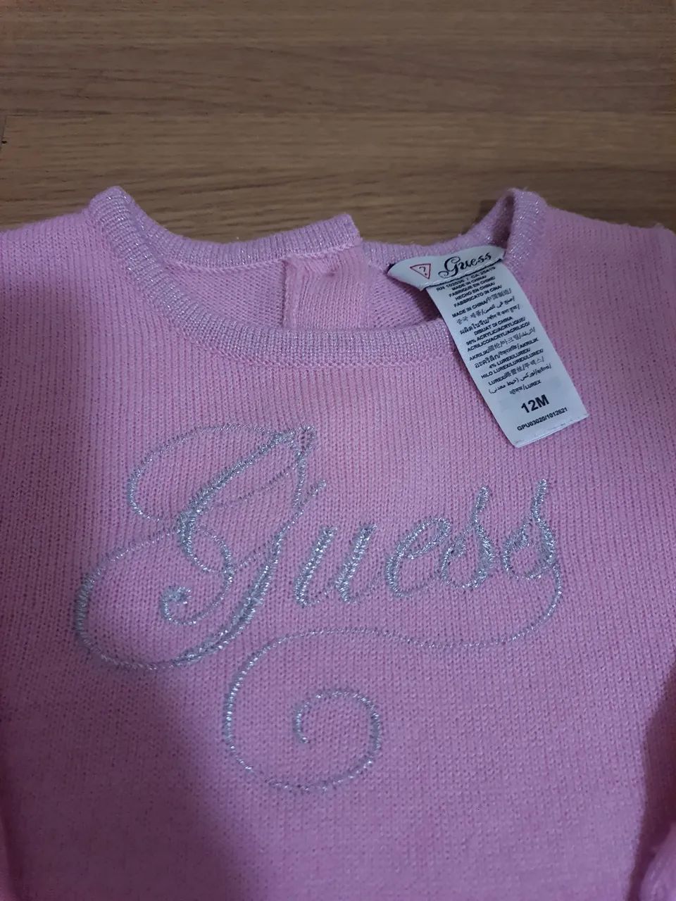 Vestido de bebê Guess tamanho 12 meses - Foto 2