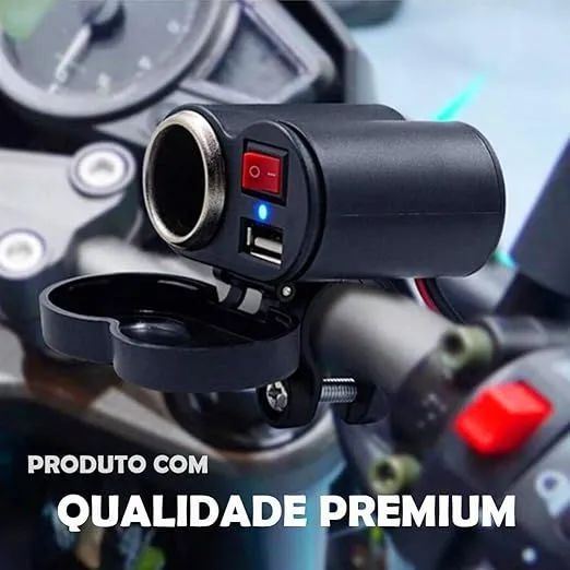Carregador de Celular Para Moto  - Foto 3