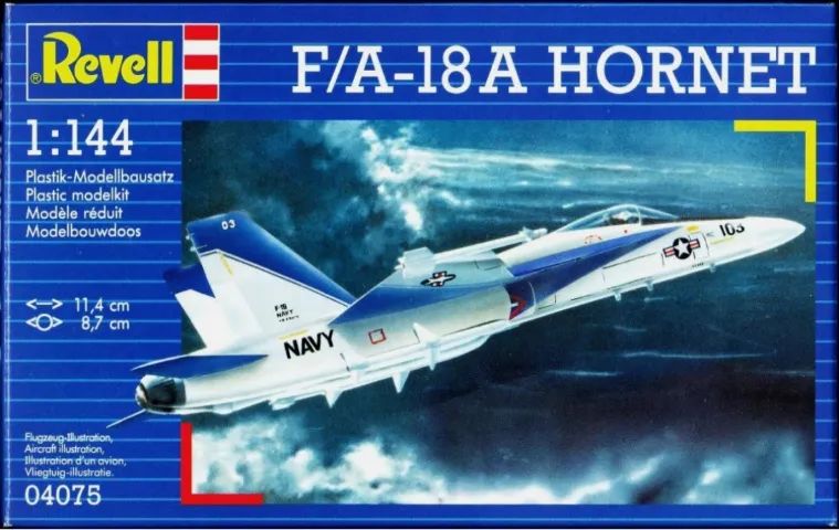 AVIÃO F/A-18 A HORNET [Revell] 1:144 - Plastimodelismo [novo]