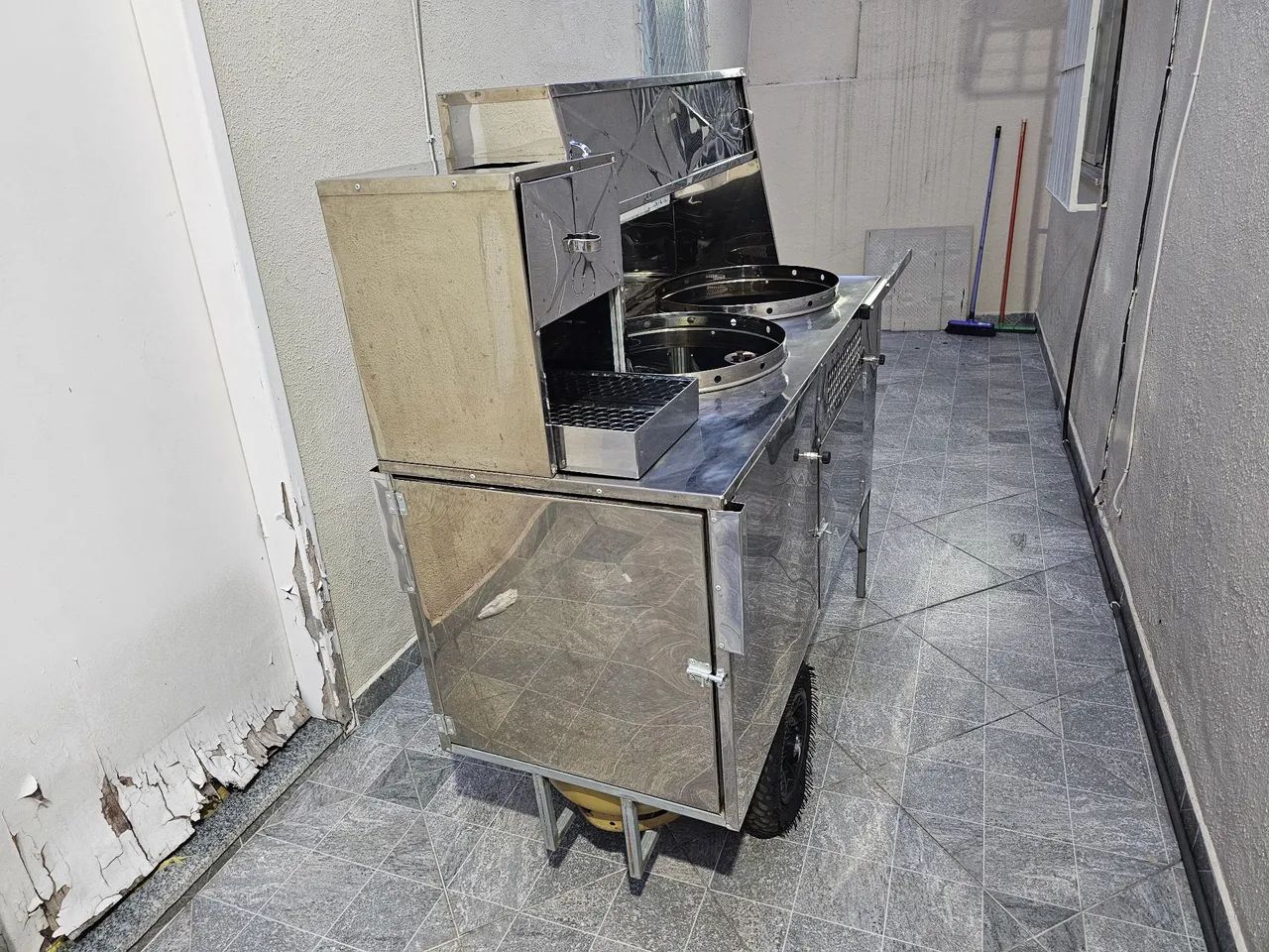 Carrinho de Fritura 2 tachos  - Foto 2