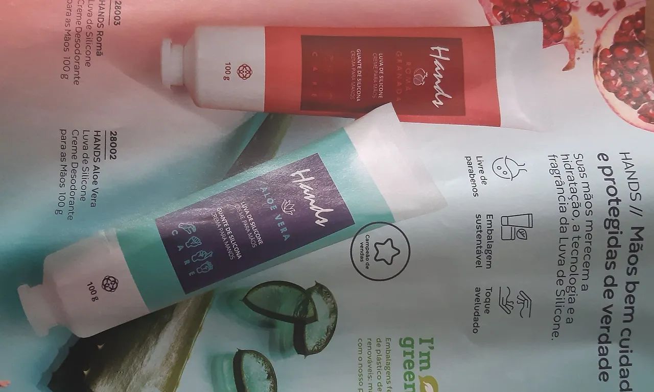 Luva de Silicone Creme para Mãos Hinode - Hidratação e Proteção - Foto 2