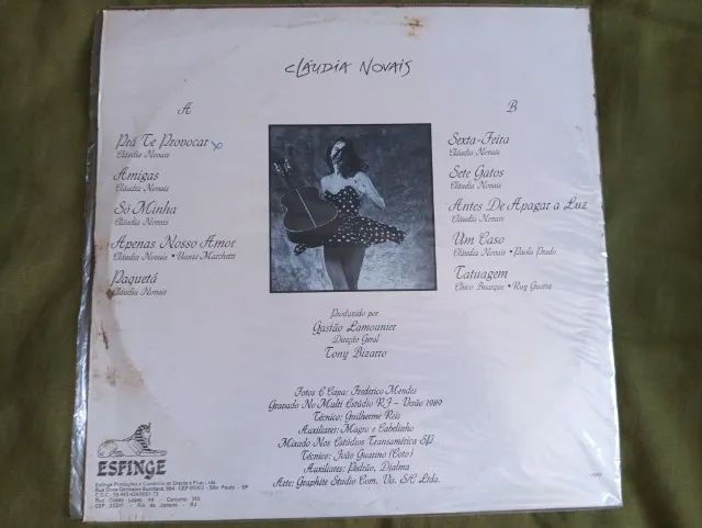 Claudia Novais Primeiro Disco de vinil - Foto 2