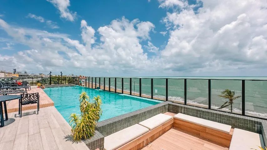 Flat/Studio/Loft no Beach Haus com Varanda - Alta procura por hospedagens
