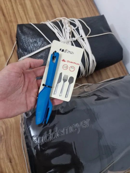 Saco de Dormir, Lona com Cordas + Brinde - Foto 3