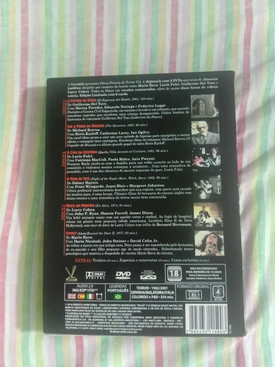 Box DVD Versátil Obras Primas do Terror Vol. 4 - Foto 2