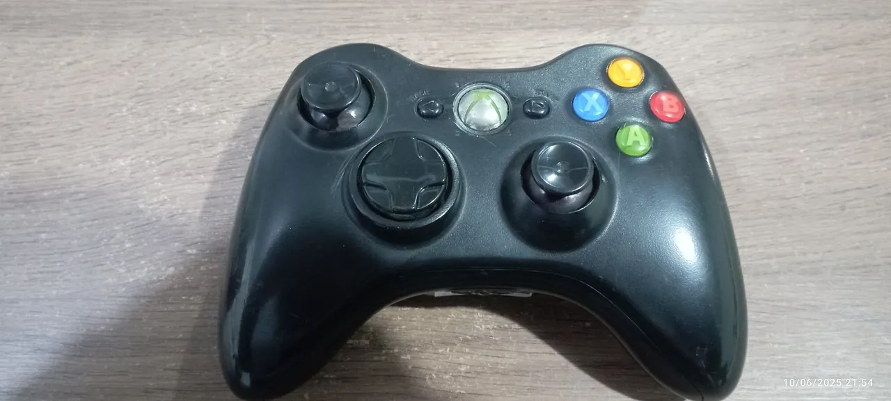 Controle Xbox 360 Original - Preto com Defeitos