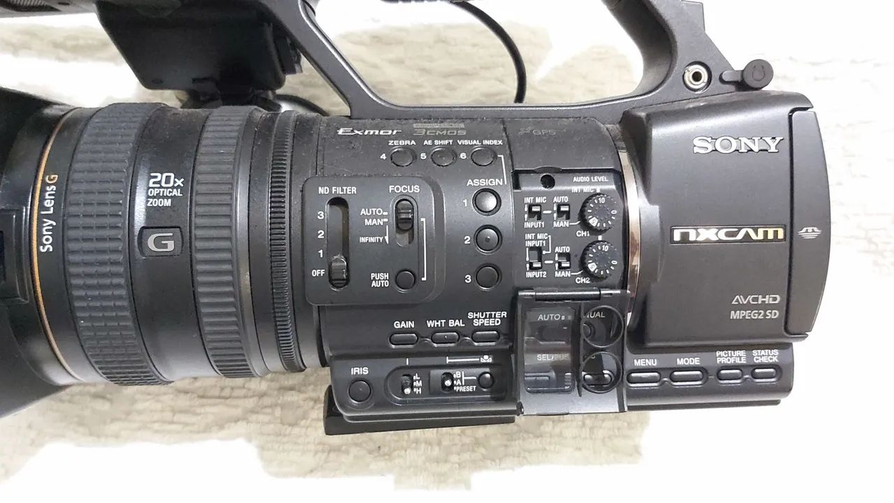 Filmadora HXR-NX5N Mpeg2 SD 3CMOS - Foto 2