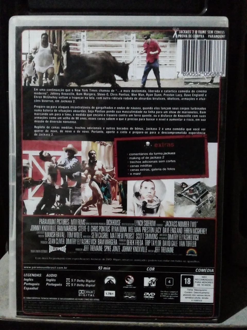 JACKASS combo com 3 DVDs novíssimos! - Foto 5