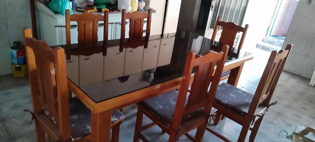 Mesa de Jantar com 6 Cadeiras