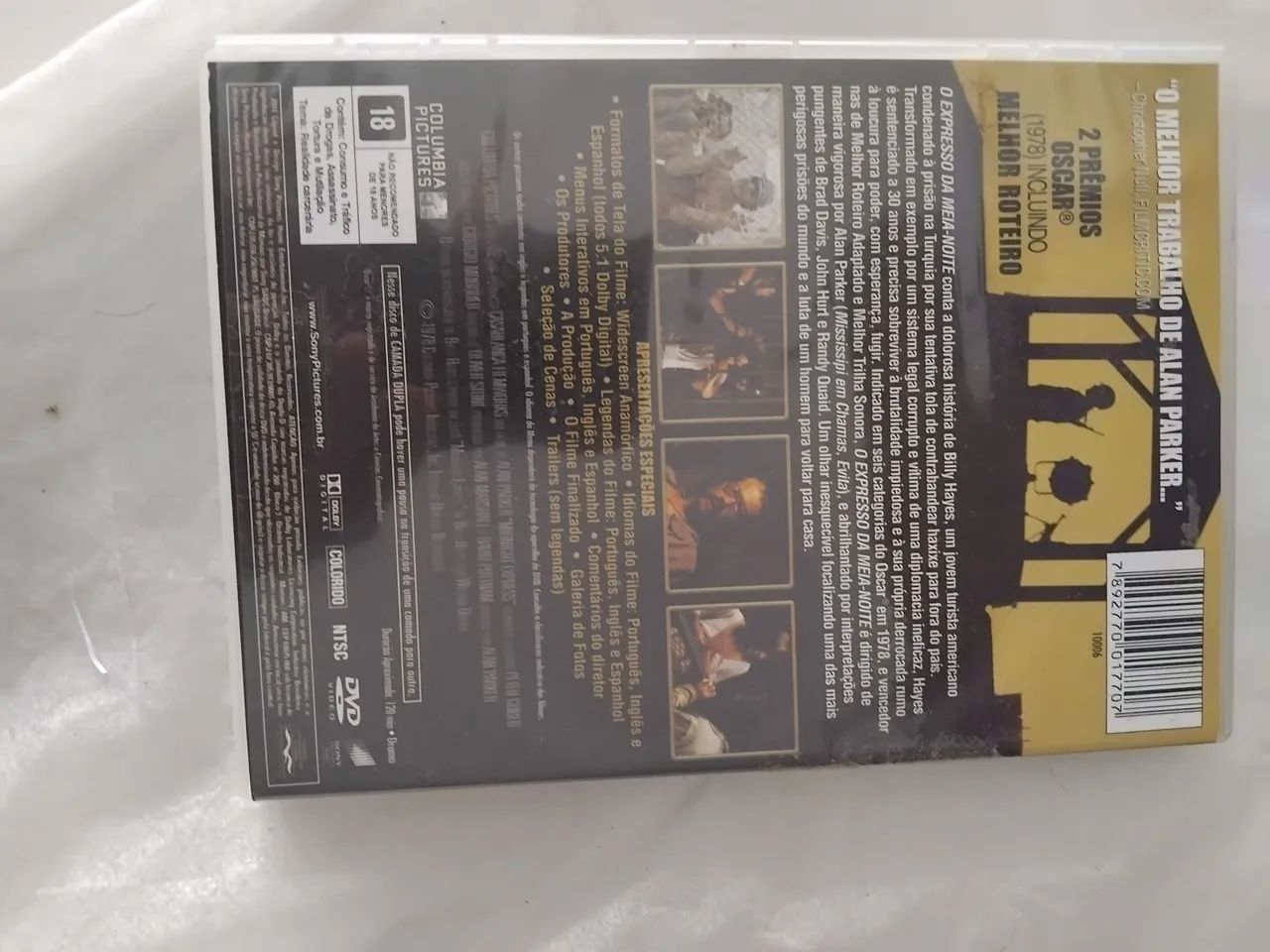 DVD filme O Expresso da Meia Noite  - Foto 2