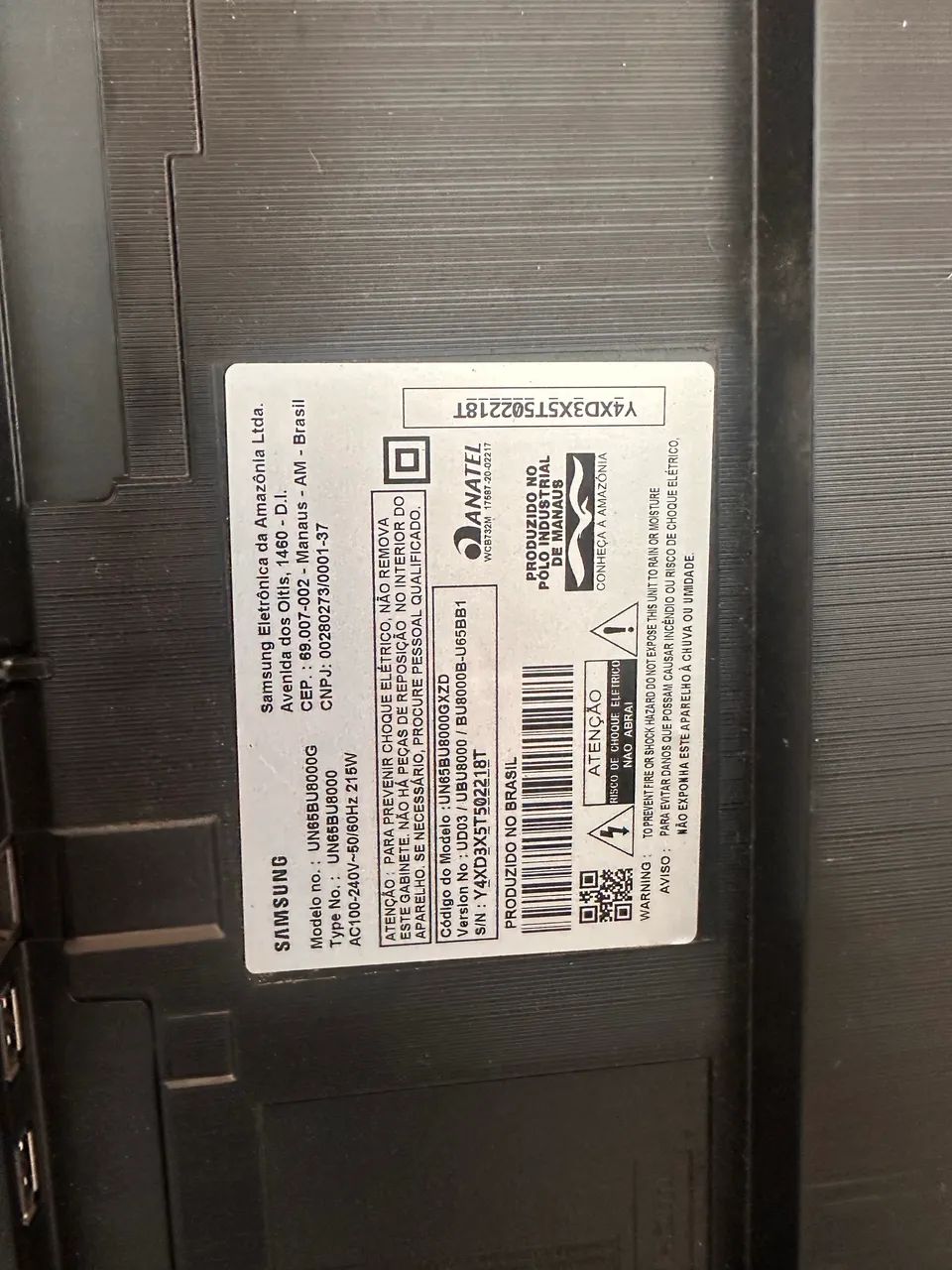 Televisão 65 polegadas Samsung com problema - Foto 3