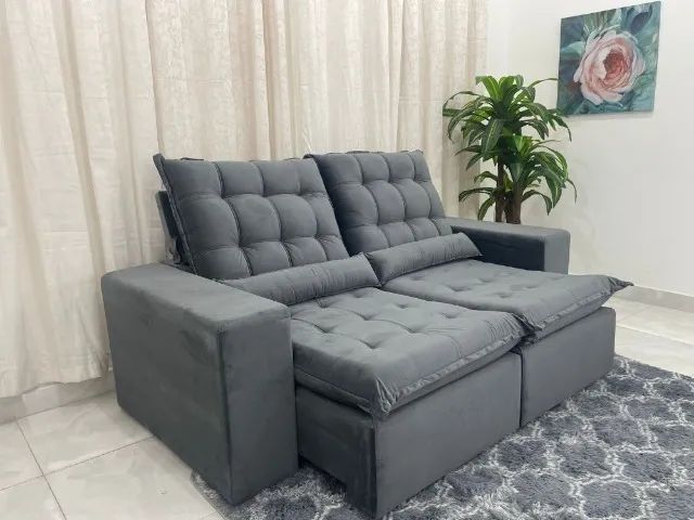 Sofá Retrátil  Reclinável Small  2.00m    Pague na Entrega! - Foto 3