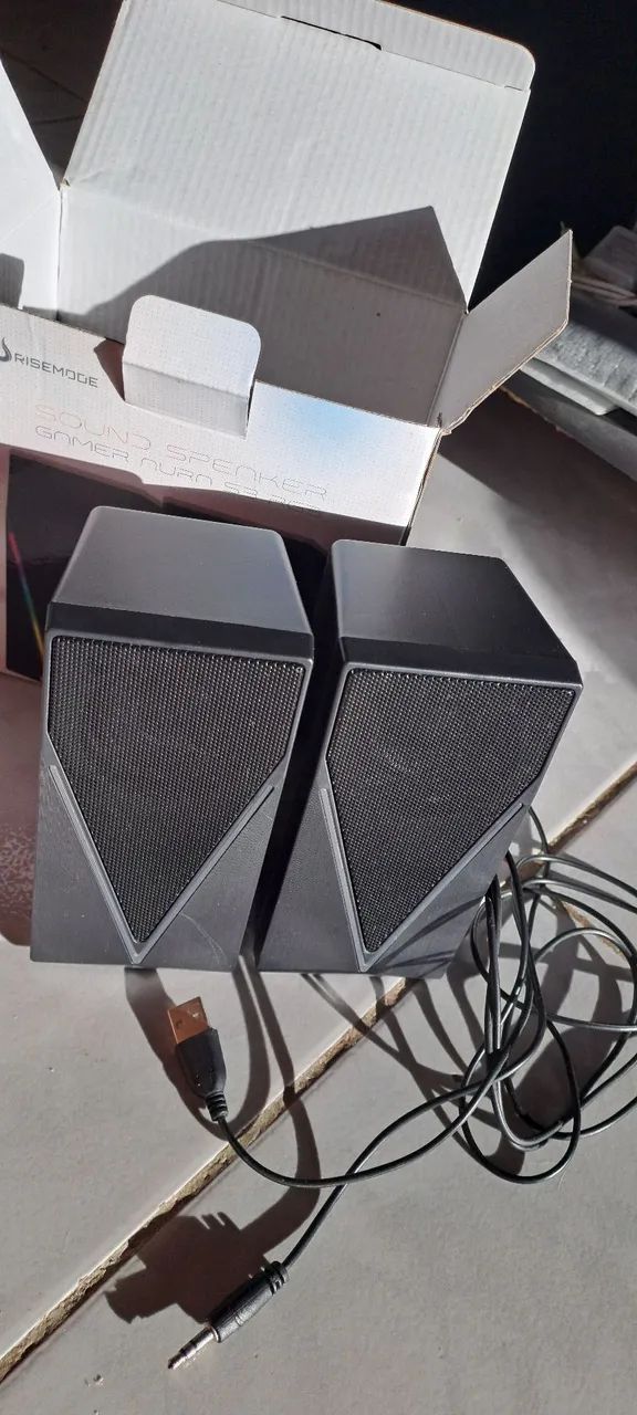 Caixa de Som Gamer RGB - Foto 3