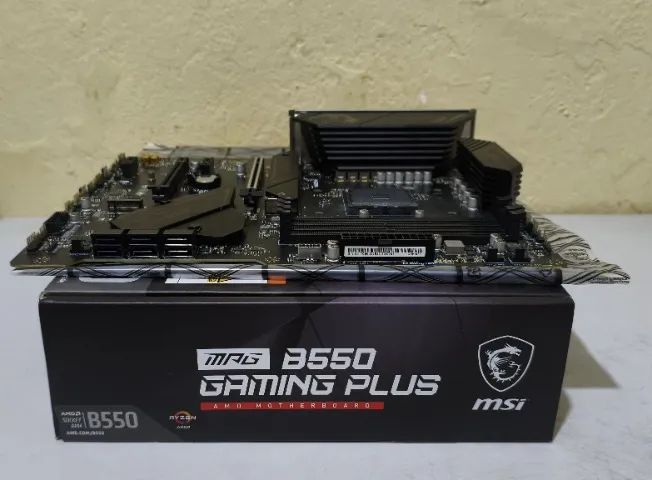 MSI B550 GAMING PLUS 中古 Placa-Mãe MSI MPG B550 Gaming Plus - Peças de Hardware - Japiim
