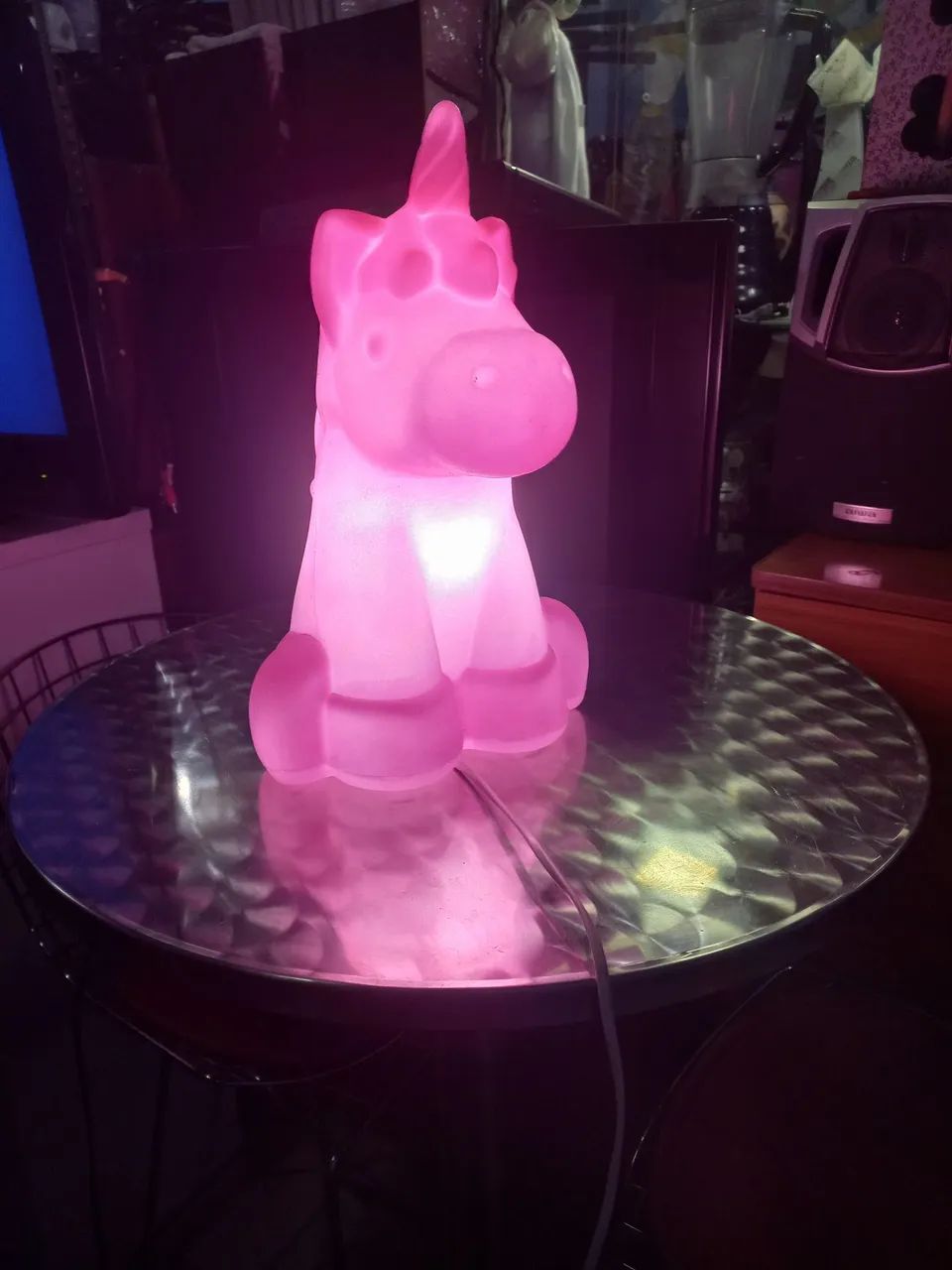 Luminária unicórnio 