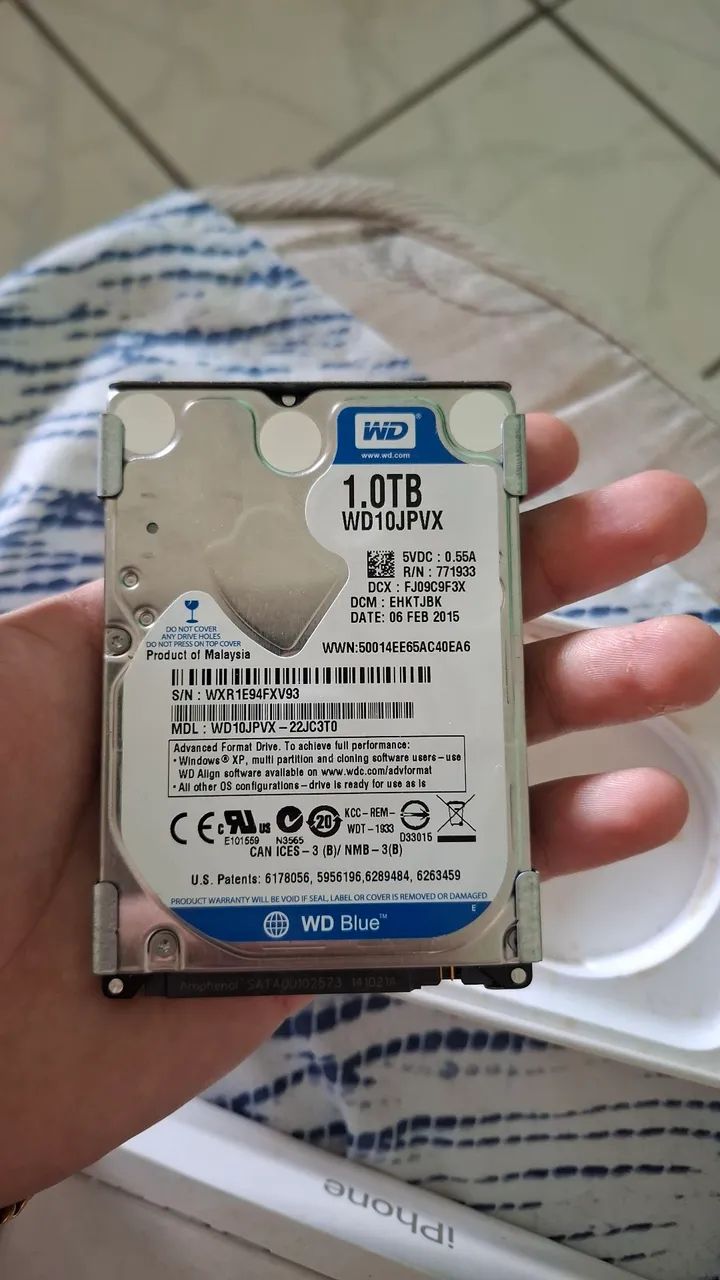 HD de 1tb WD