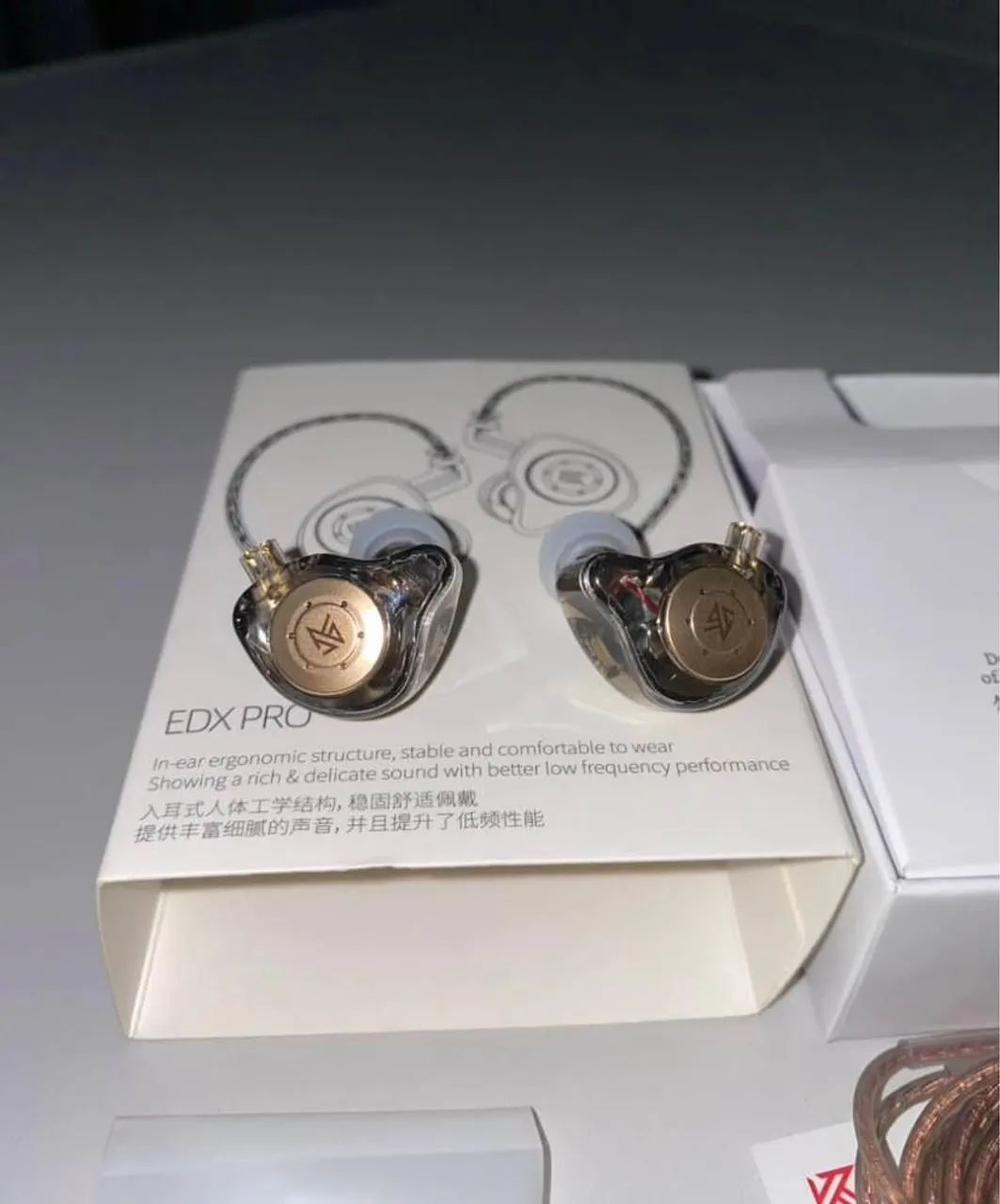 Fone Kz edx Pro - Com microfone 