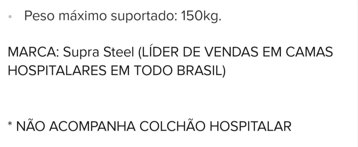 Cama hospitalar  - Foto 2