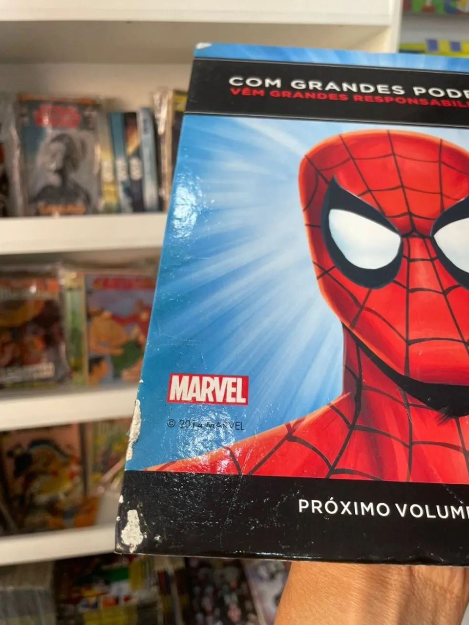 LIVRO MARVEL SPIDER-MAN: A ORIGEM DO HOMEM-ARANHA - CAPA DURA USADO - Foto 4