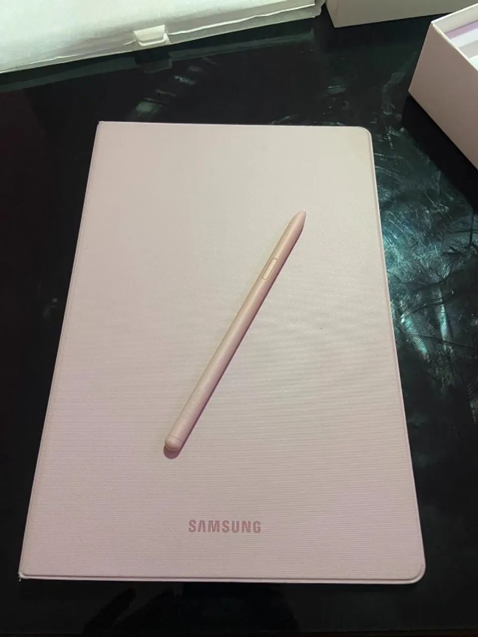 Tablet Samsung Tab S6 Lite ROSA 64GB - Impecável, com Capa e Caneta - Foto 5