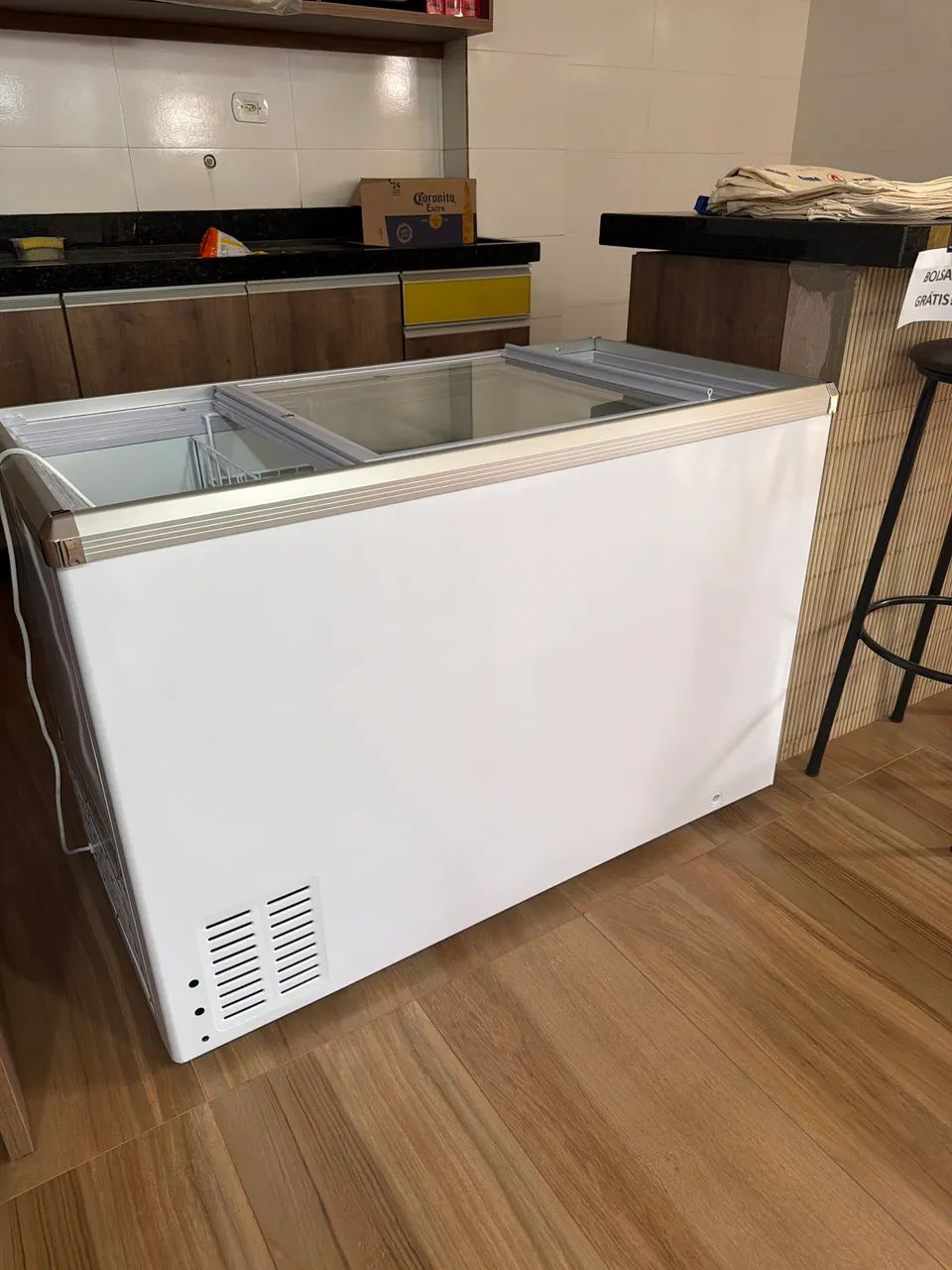 Freezer expositor horizontal seminovo 