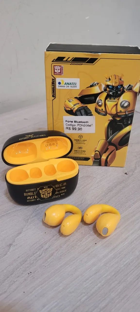 Fone Bluetooth Transformes Bumblebee TF-T05