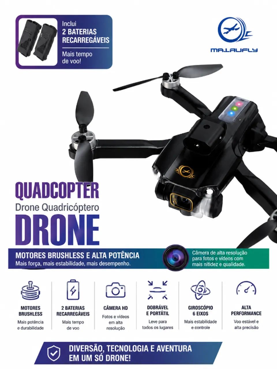 Drone quadricoptero  - Foto 3