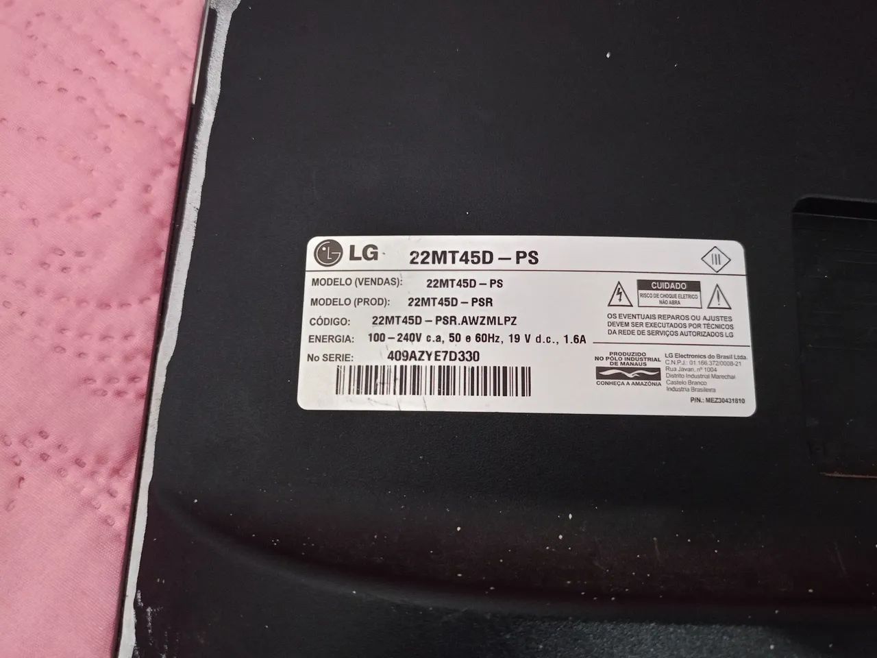 Tela tv LG 22 polegadas  - Foto 4