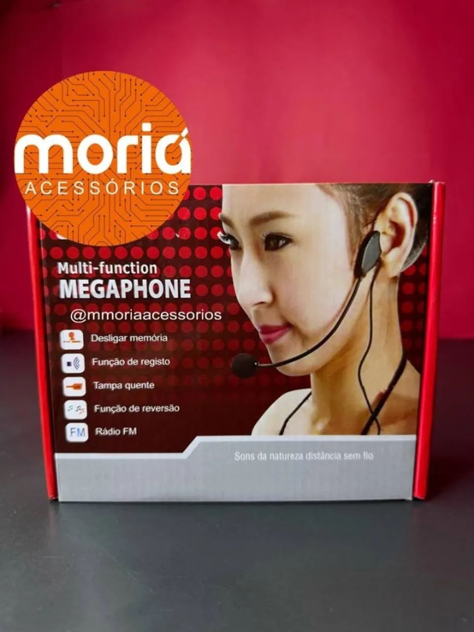 Megafone Amplificador de Voz Megafone K-150 com USB e Rádio FM - Foto 2