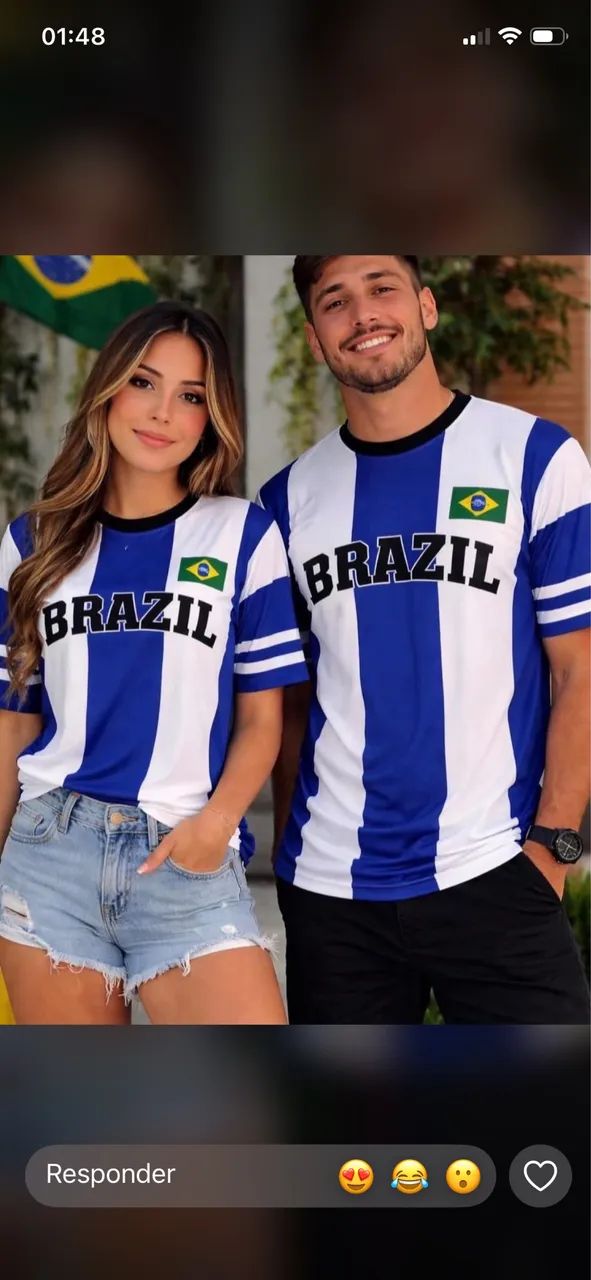 Camisas Brasil casal  - Foto 2