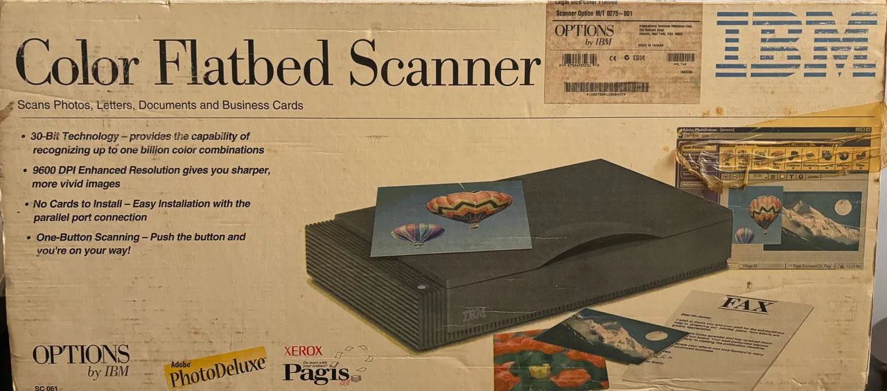 Scanner IBM Color Flatbed - Foto 2