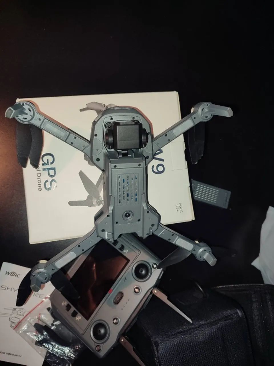 Drone WBRC W9 com GPS e Câmera Ajustável - Completo na Caixa (Pronto p/ Voar) - Foto 2